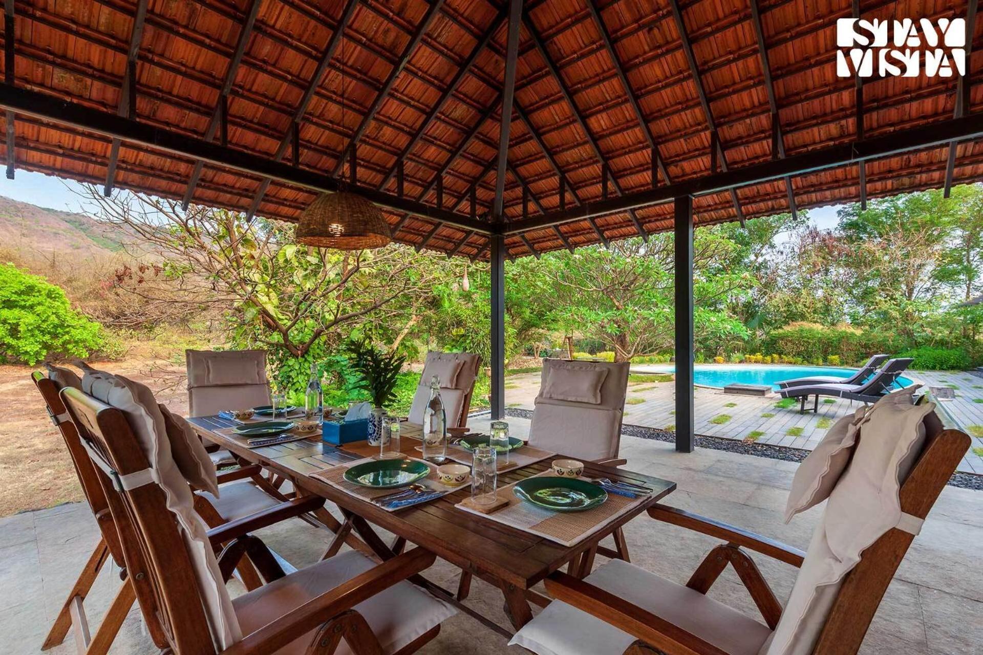 Wander Beyond By Stayvista - Featuring A Bali-Themed Abode And A Refreshing Swimming Pool Alībāg Esterno foto