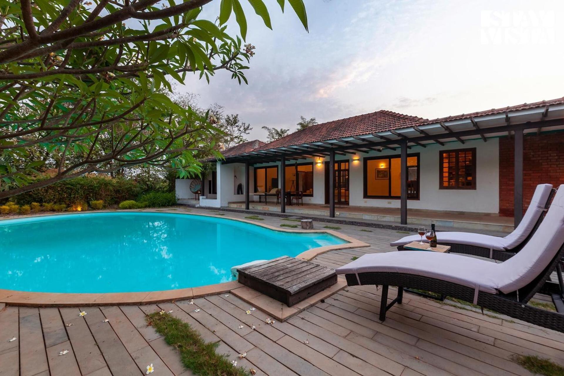 Wander Beyond By Stayvista - Featuring A Bali-Themed Abode And A Refreshing Swimming Pool Alībāg Esterno foto