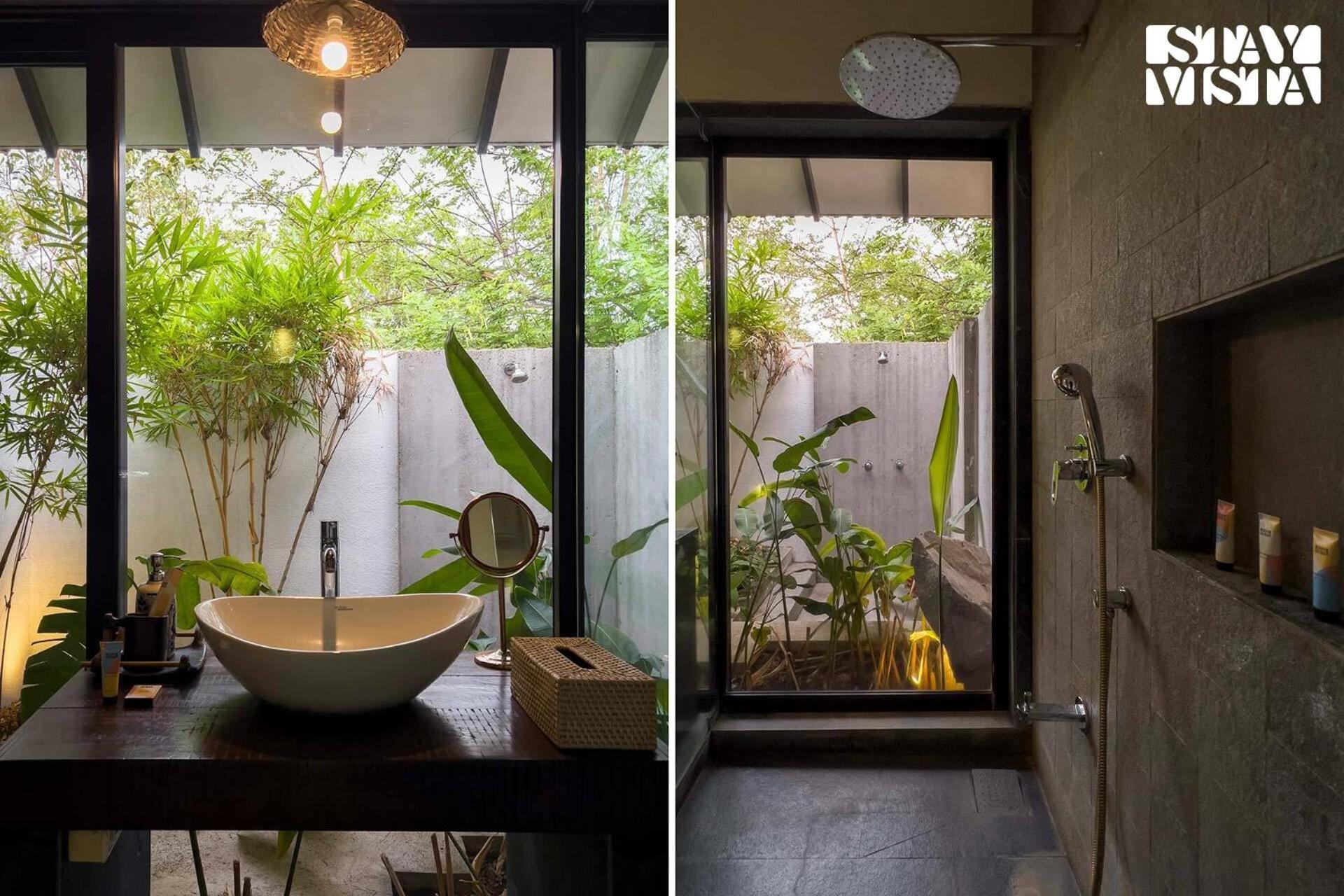 Wander Beyond By Stayvista - Featuring A Bali-Themed Abode And A Refreshing Swimming Pool Alībāg Esterno foto